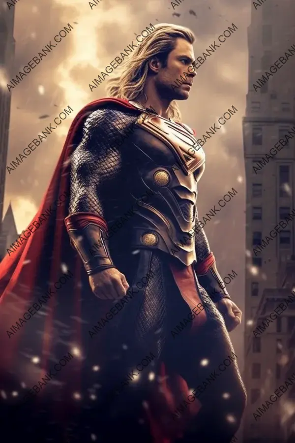 Hybrid Thor Superman: Artistic Powerhouse