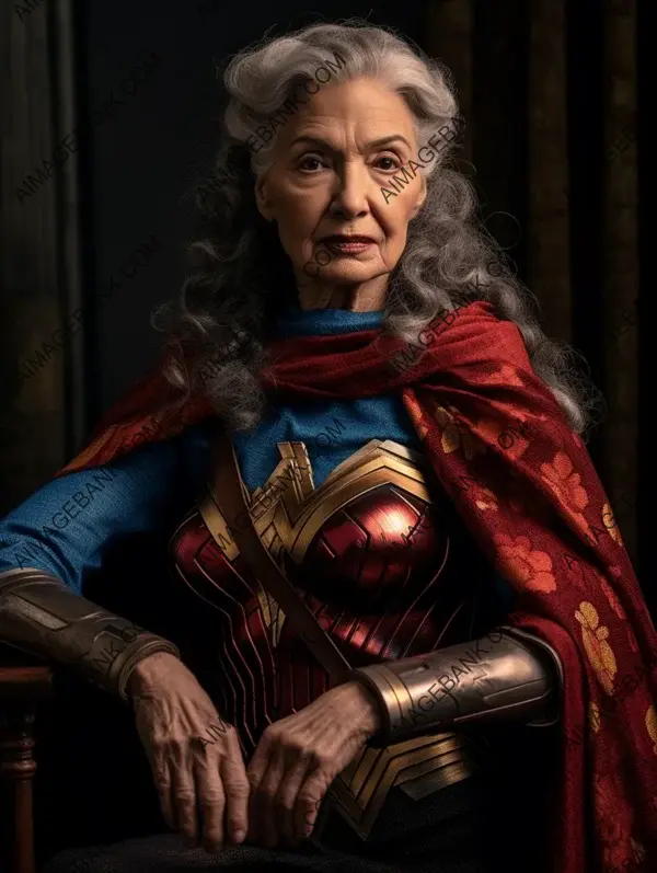 Old Wonder Woman&#8217;s Age 95 Portrait: Timeless Beauty