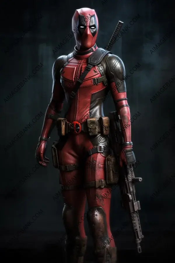 Hyper-Realistic Deadpool: Femme Fatale Transformation