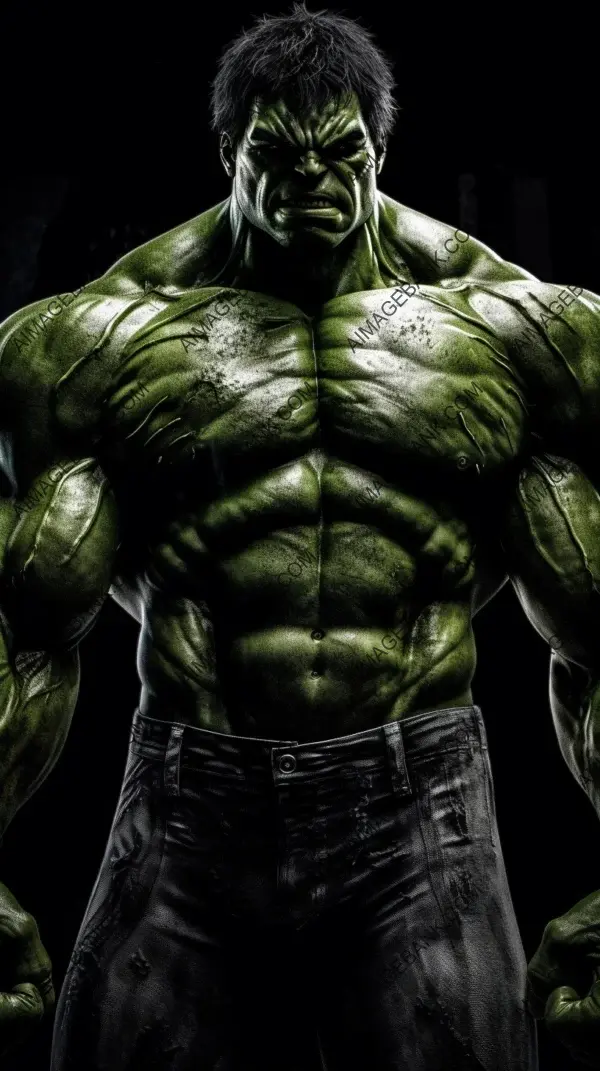 Dark Full Body Marvel: Hulk and Superman&#8217;s New York Encounter