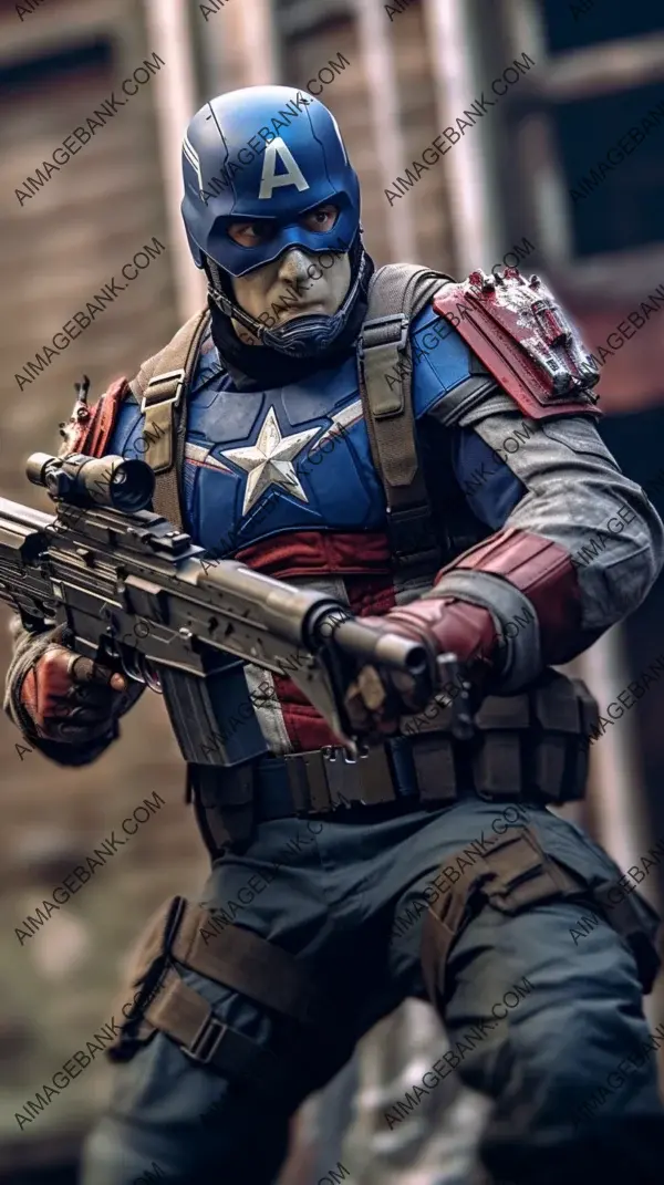 Spec Ops Gun: Captain America&#8217;s Heroic Full Body Display