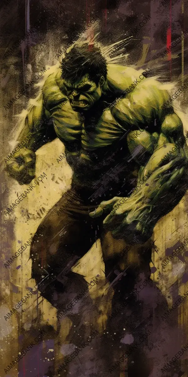 Stunning portrayal of mighty Hulk