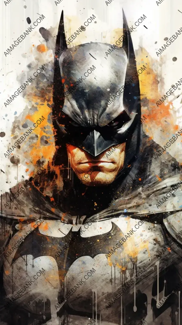 Ink Watery Colors: A Unique Perspective on Batman