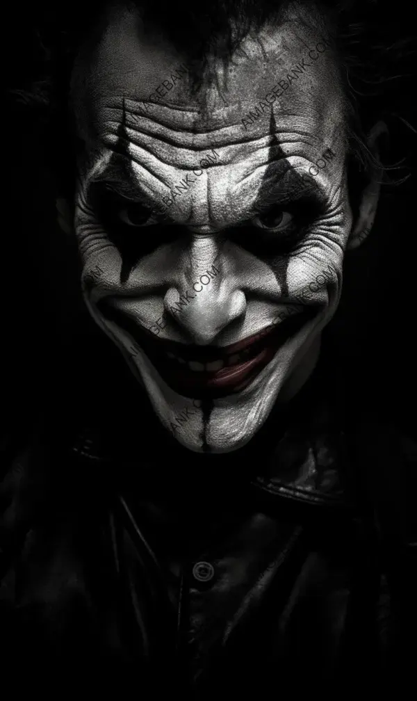 Sinister Grin: Jerry Uelsmann&#8217;s Joker Style in a Captivating Image