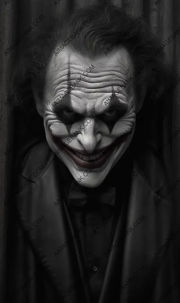 Unleash the Captivating Image of Joker: Jerry Uelsmann&#8217;s Sinister Grin Style