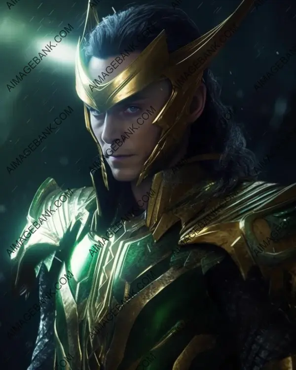 Epic and Stylish: Loki God with Daggers