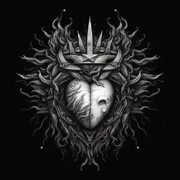 Celestial Sacred Heart Artwork