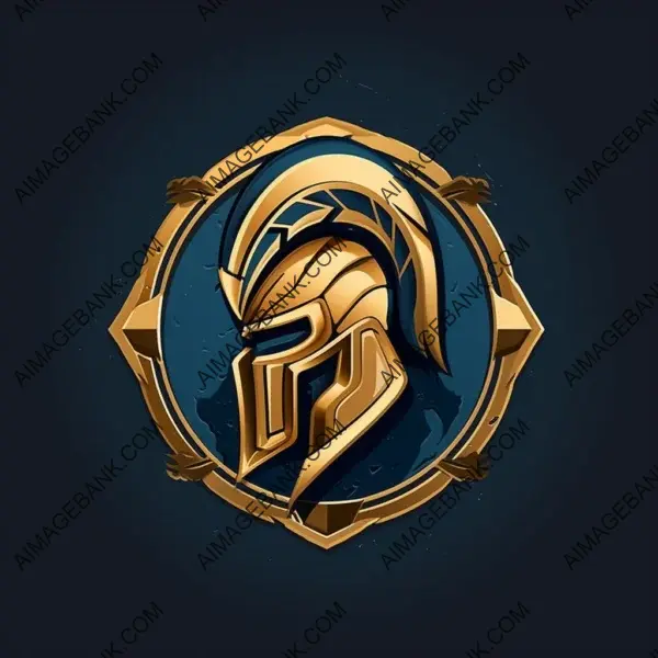 Logo Design with Greek Spartan Symbol