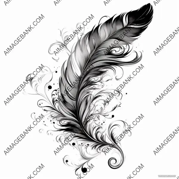 Feather tattoo designs artistic expression