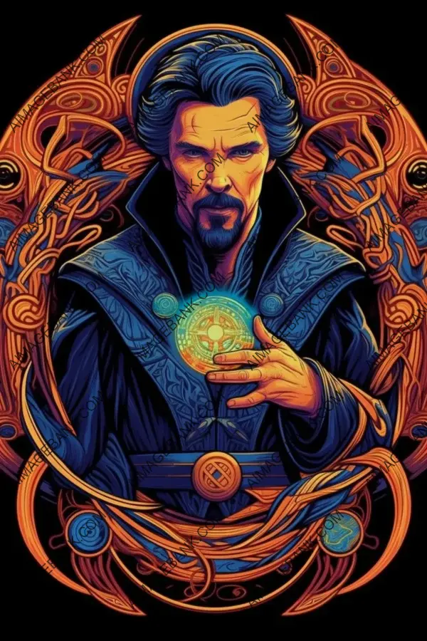 Whimsical New School Doctor Strange Tattoo