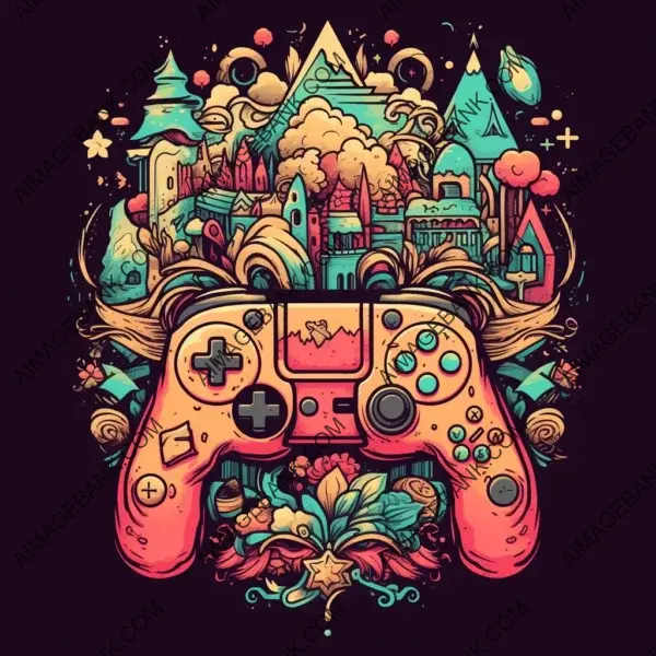 Whimsical Hand-Drawn Designs for Gaming Inspiration