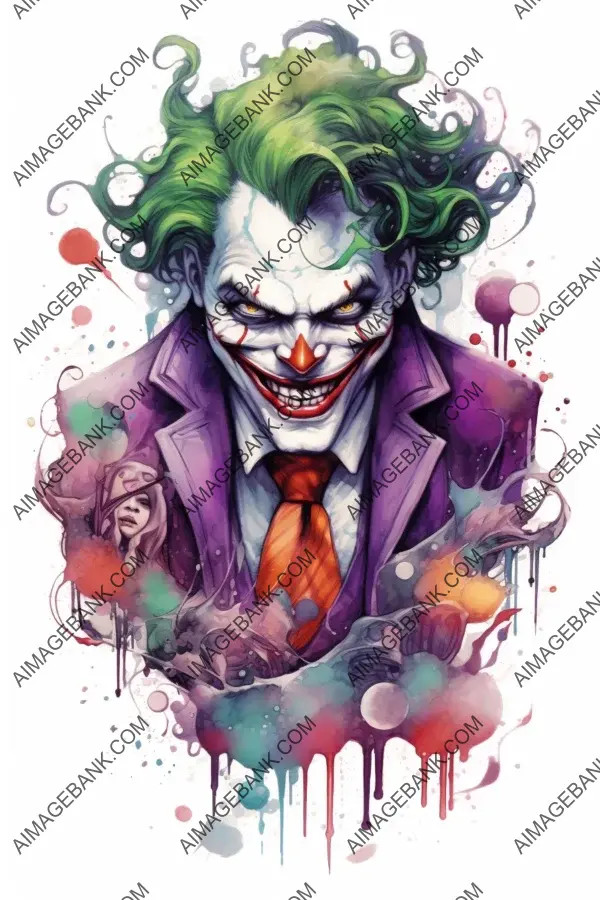 Brando Chiesa&#8217;s New School Joker Tattoo Design