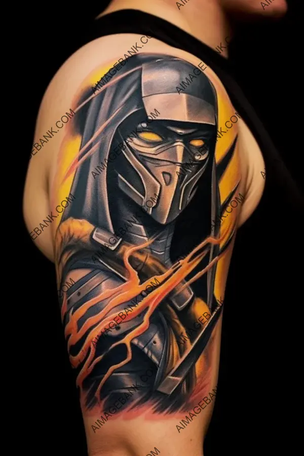 Teresa Sha&#8217;s Unique Mortal Kombat Tattoo Design