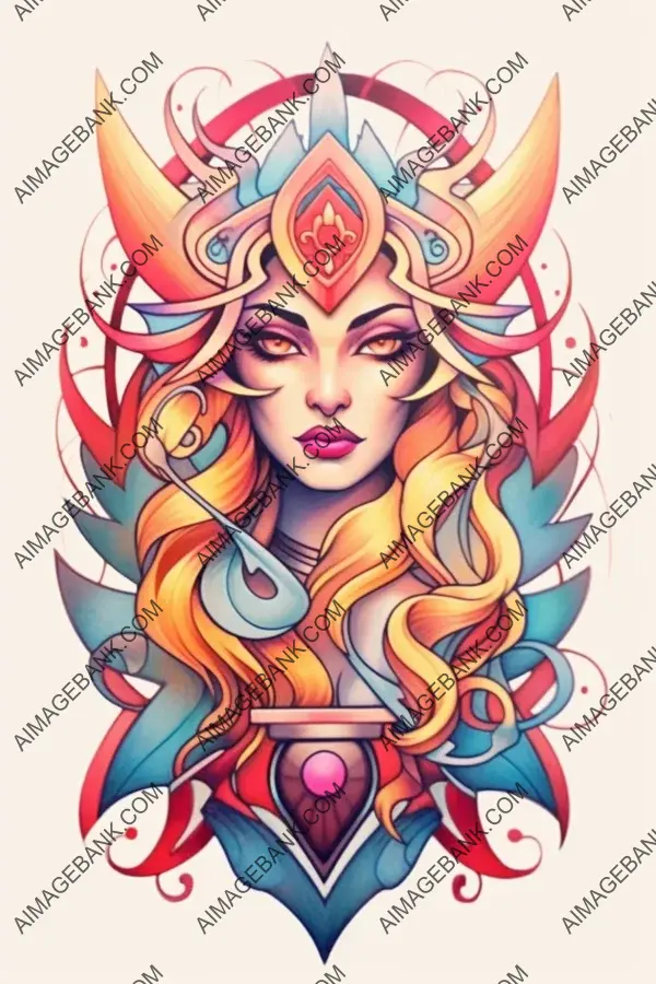 She-Ra: New School Tattoo Artwork