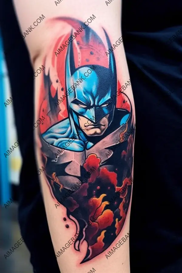 Revealing a New School Batman Tattoo: Alena Lang.