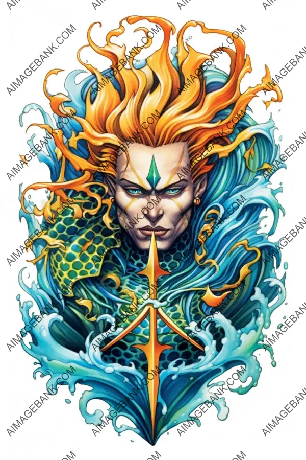 Aquaman&#8217;s New Ink: Alena Lang&#8217;s Design.