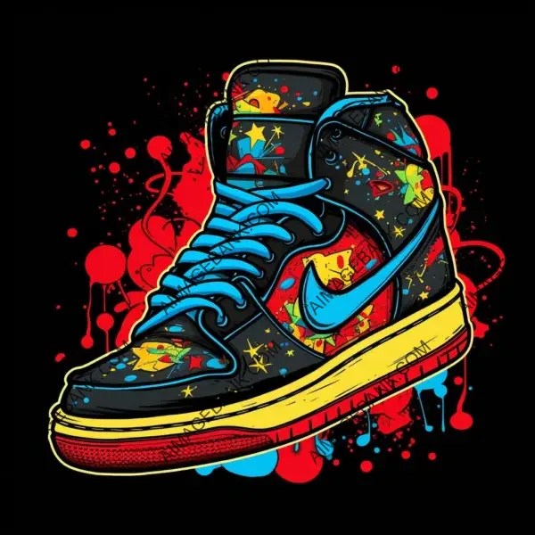 Crazy Costume Sneaker Print: Unique T-Shirt