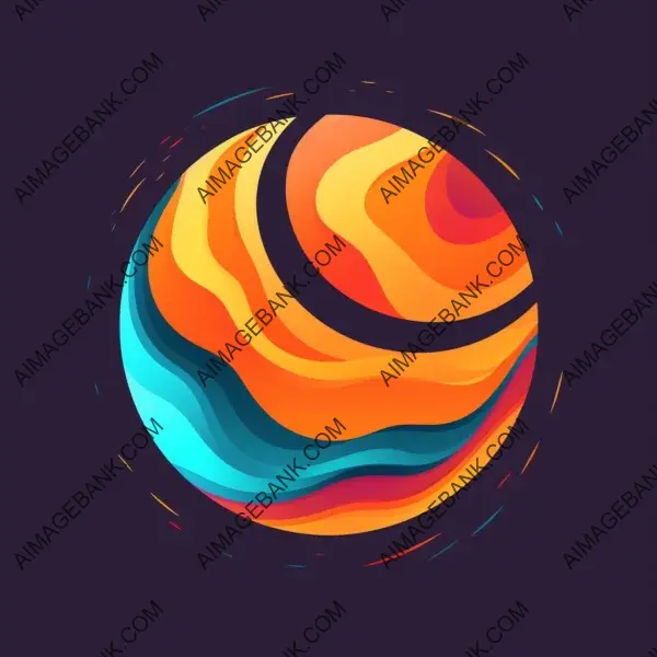 Transparent background vector of stylized basketball