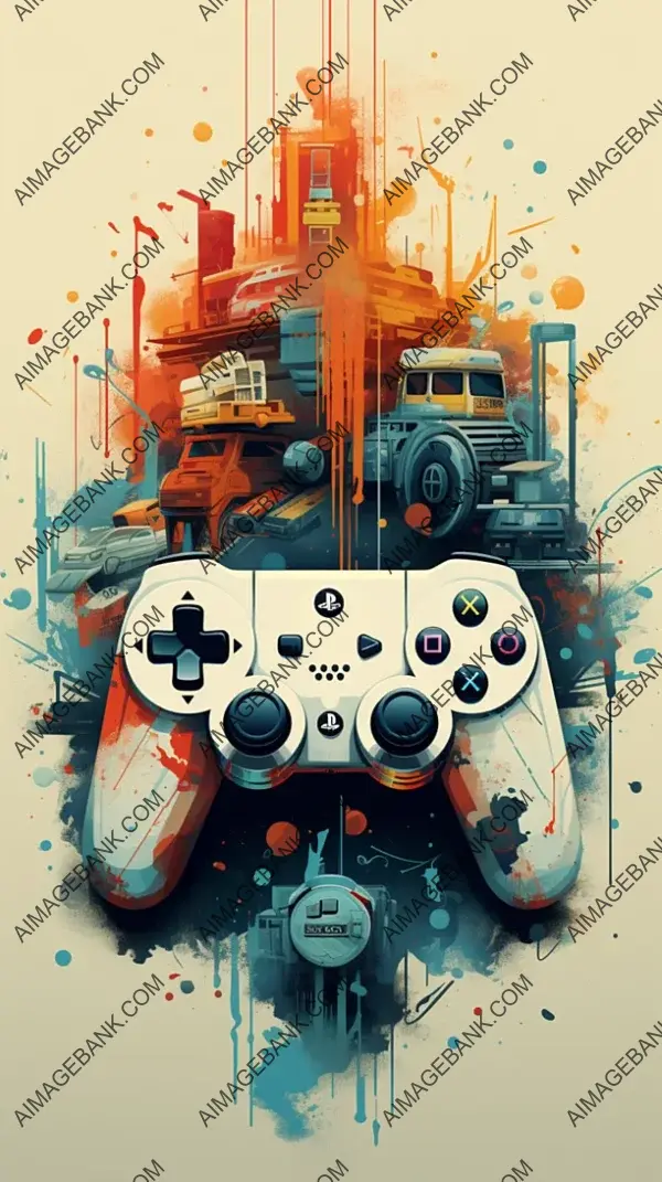 Exploring Eclectic Minimalism in Gamer Poster