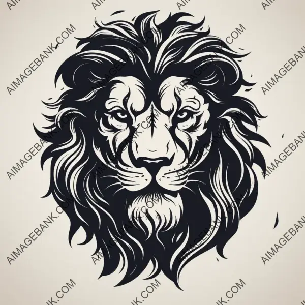 Striking Leo zodiac sign tattoo, distinctive look