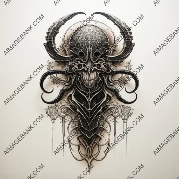 Tattoo Design: Intense Scorpio Sign