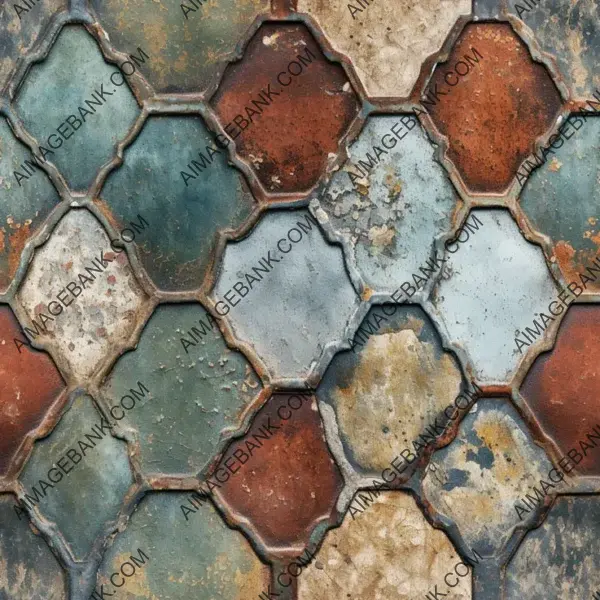 Quatrefoil tile in new copper brings authentic details in 3D.