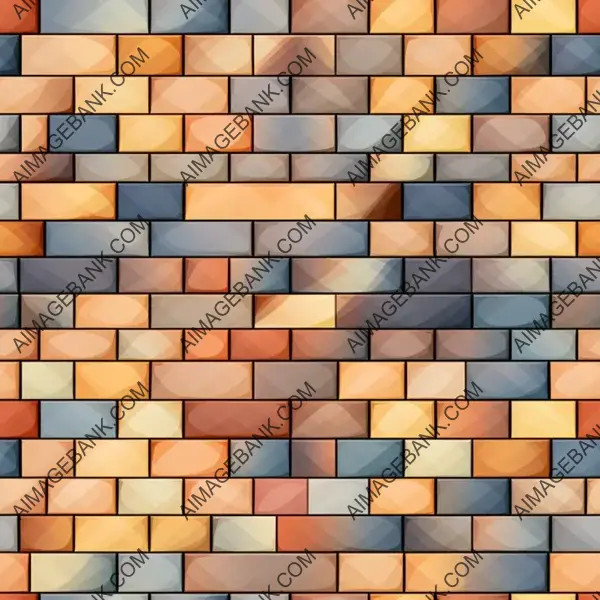 Full-screen tiled bricks 2D for complete coverage.