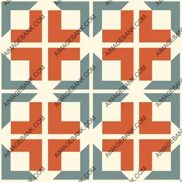 Design a digital Italian tile pattern with minimalistic and simple designs.