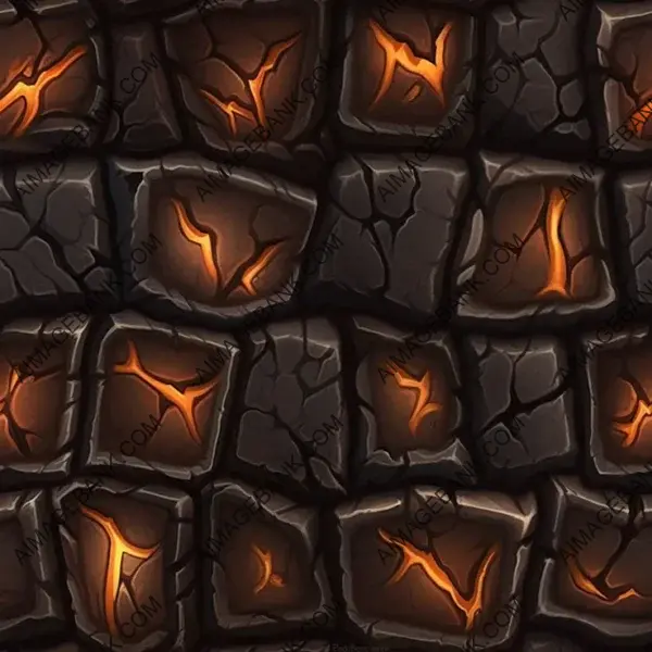 Elevate designs with a Hearthstone asset featuring a coal background texture for added depth.