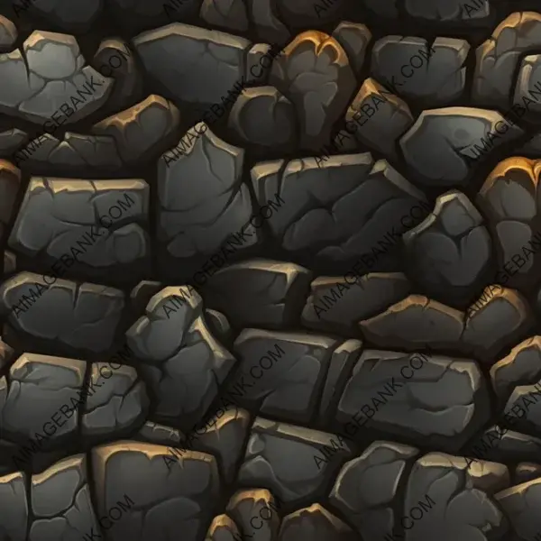 Create charm with a Hearthstone asset that combines the allure of coal textures with digital art.