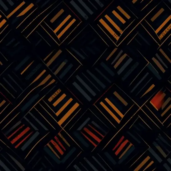 Dark Mode Sophistication: Patterned Background