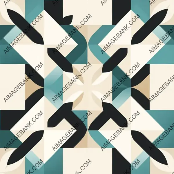 Modern geometric meets Portuguese twist in tiles.