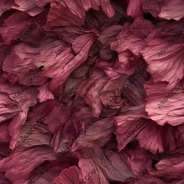 Close-Up of Hibiscus Tree Bark in Top View