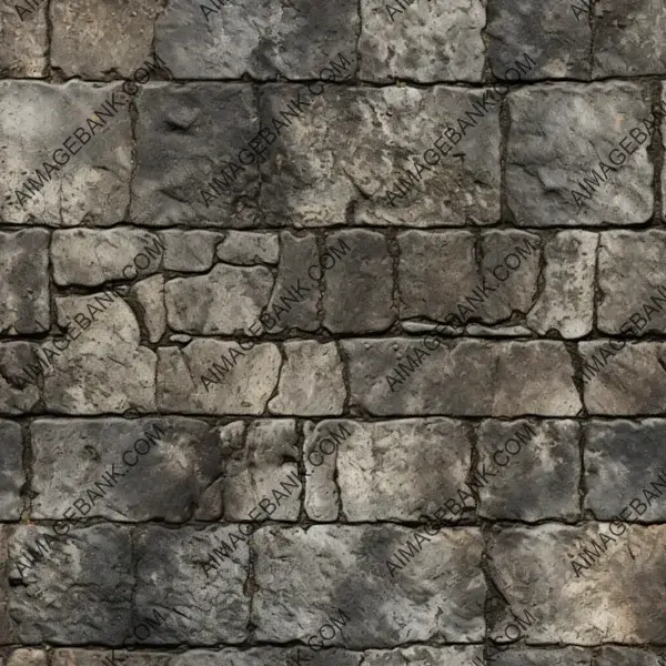 Detailed Dark Stone Floor Texture