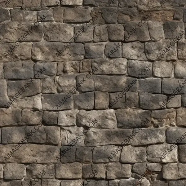 Realistic Mud Stone Wall Texture