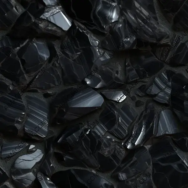 High-Quality Obsidian Texture with Photo Realistic Look