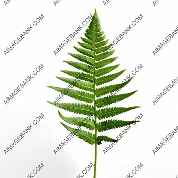 Authentic Fern Leaf Texture in Photo Realistic Detail