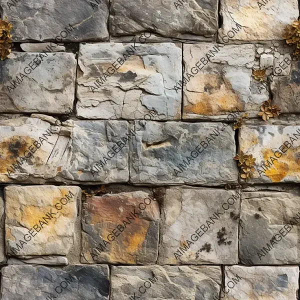 Small vintage tiles with gritty texture.