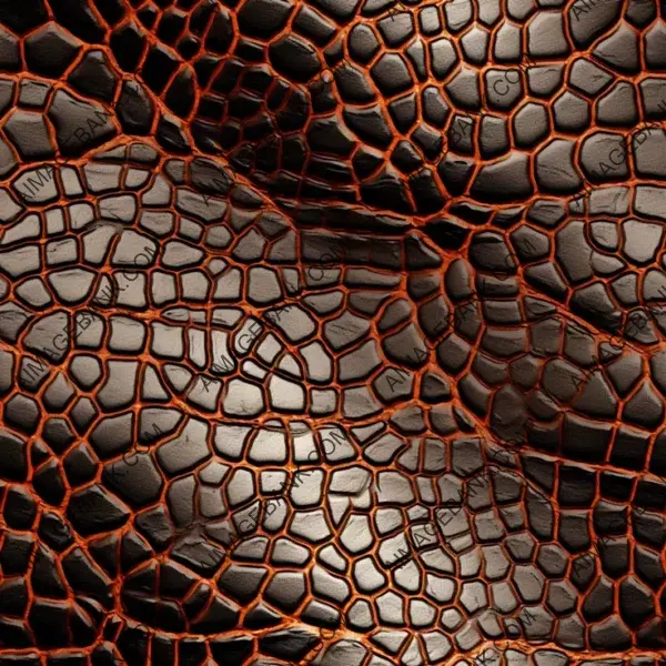 Stitched Animal Skin with Captivating Front View