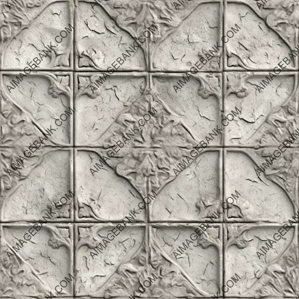 Stucco Texture Wall with Repeating Seamless Pattern