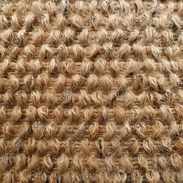 Aged Woven Rug Texture with Wool Detail