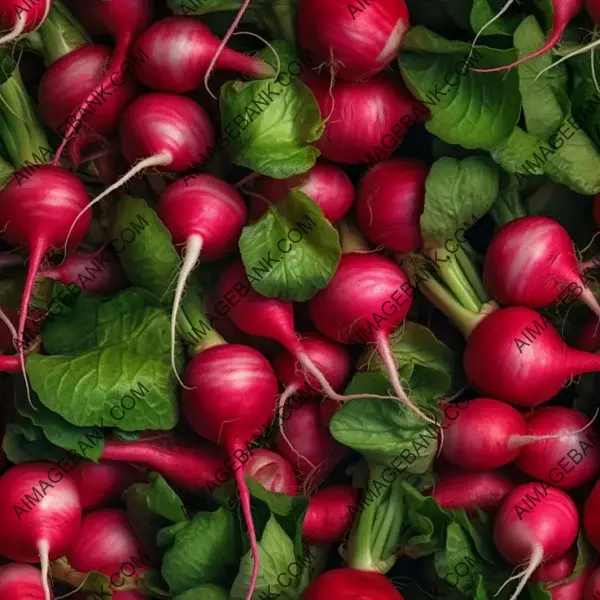 Radishes in High-Resolution Texture