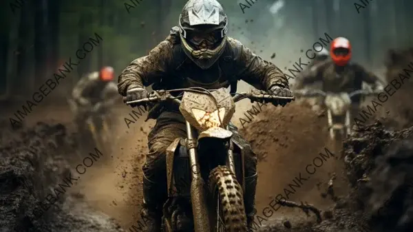 Muddy Adventure: Motocross Race Excitement