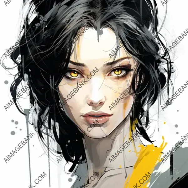 Manga Beauty in Comic Character