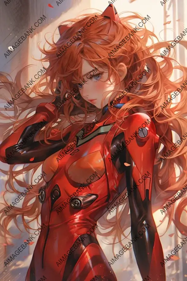 Immerse yourself in the world of a futuristic red-haired girl through Artgerm&#8217;s art.