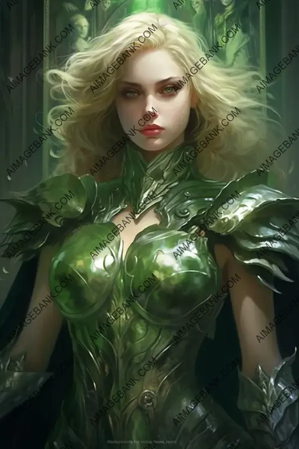 Get inspired by the collaborative artwork of Artgerm and Tom Bagshaw in portraying a superhero lady.