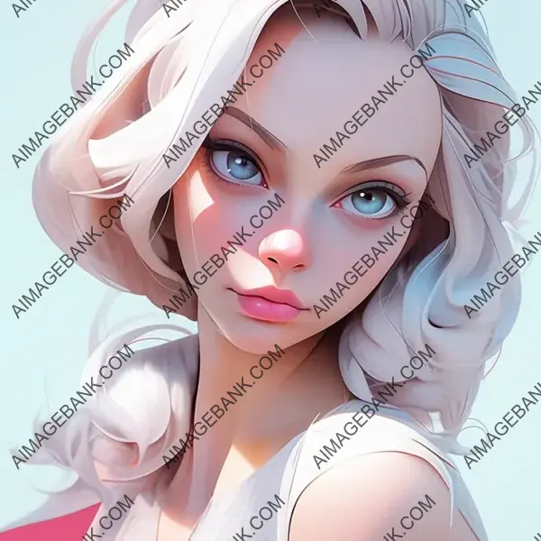 Experience the magical beauty of Mirajane Strauss in this image.