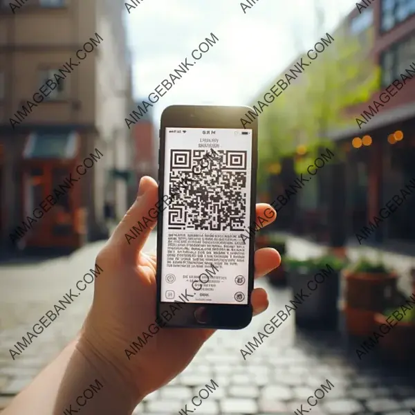 Smartphone technology with QR code