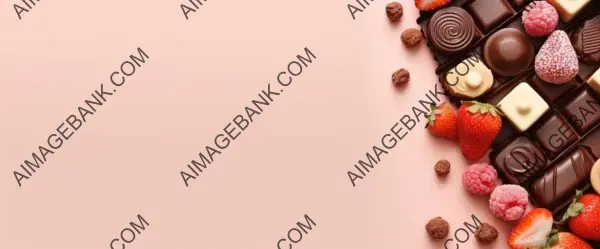 A delectable web banner template that entices with chocolate&#8217;s richness.