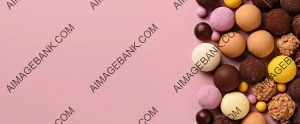 Indulge in the allure of chocolate with this high-definition web banner.